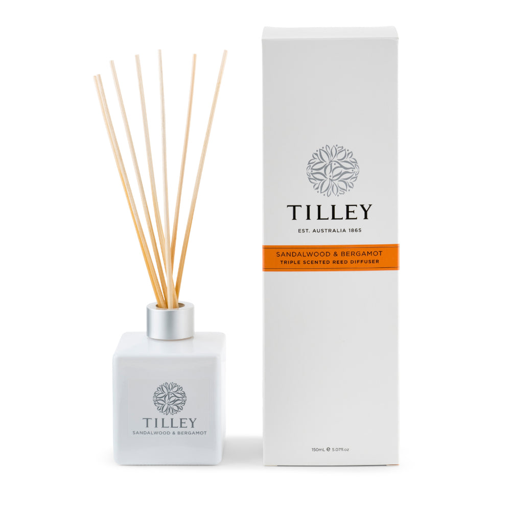 Tilley Sandalwood & Bergamot Aromatic Reed Diffuser 150ml